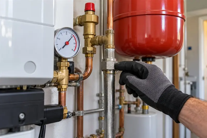 Boiler leak and pressure repair in Medford MA